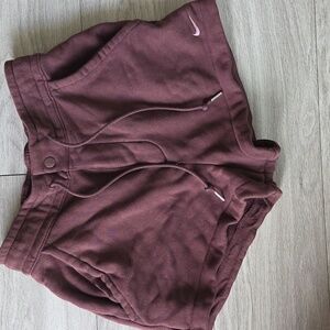 Nike Club Fleece Shorts. Size S. Brown! Drawstring Waist.